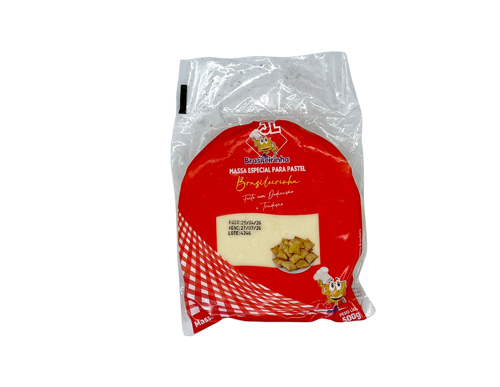 MASSA PASTEL DISCO BRASILEIRINHA 500 G (FDO 12 PCT)